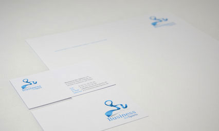 Business for Sports Briefbogen und Visistenkarte