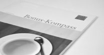 Amerikanisches Bankhaus Broschüre Bonus-Kompass