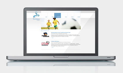 Business for Sports Webseite